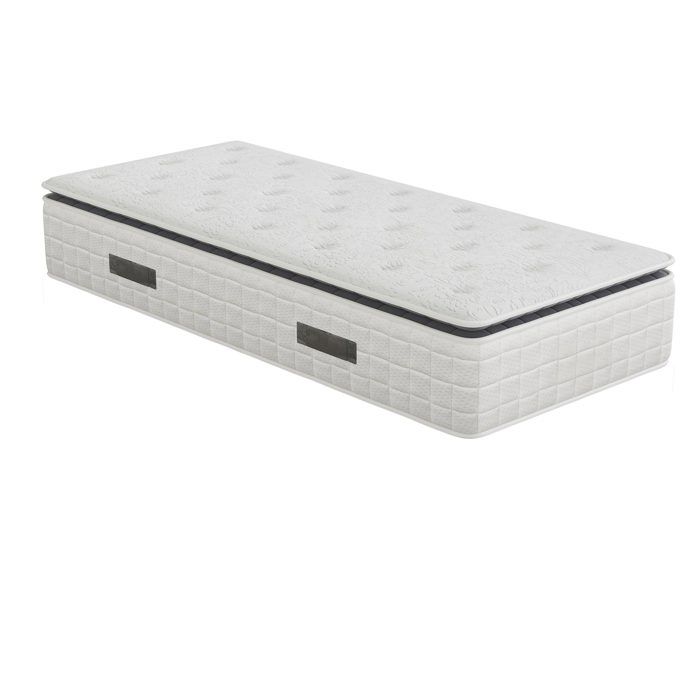 CACHEMIRE - Matelas ressorts ensachés 90x190 cm épaisseur 28 cm