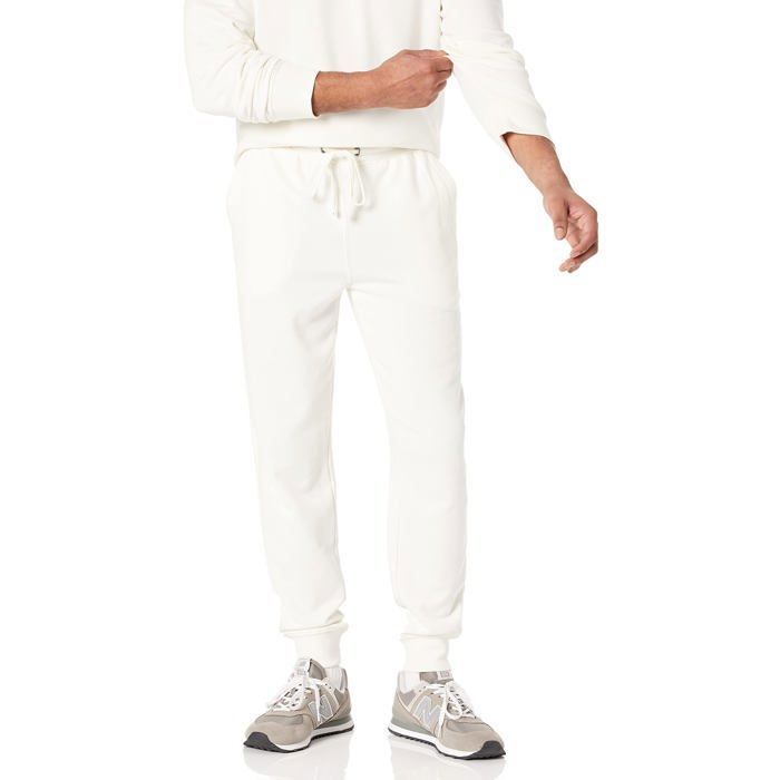 Pantalon - ESSENTIALS - AEM20208F23 - 55% coton bio/45% polyester recyclé - Coupe large - Coquille dœuf Pantalon - ESSENTIALS - AEM20208F23 - 55% coton bio/45% polyester recyclé - Coupe large - Coquille dœuf