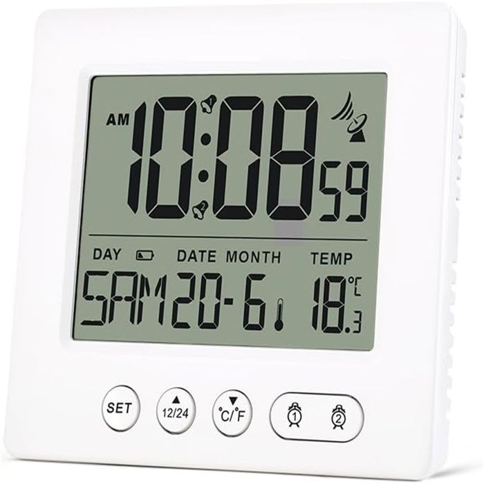 Il sagit dune fonction de radiocommande numérique avec 2 alarmes une minuterie automatique une horloge radiocommandée