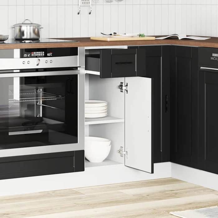 En PromotionArmoire de cuisine - COCO - Placard bas de cuisine - Porto noir - bois dingénierie 6045tbh57w En PromotionArmoire de cuisine - COCO - Placard bas de cuisine - Porto noir - bois dingénierie 6045tbh57w