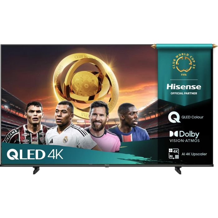 Téléviseur QLED 4K UHD 58 pouces - Hisense - Smart TV VIDAA U9 - Dolby Vision HDR10 HDR10+ HLG - 3 ports HDMI 2.1