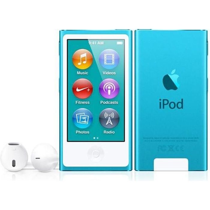 iPod nano 16 Go bleu (7ème génération) - NEW + …