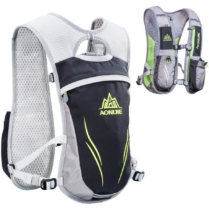 Sac Trail Running 5,5L Gilet d'Hydratation Sac à Dos Vélo Léger