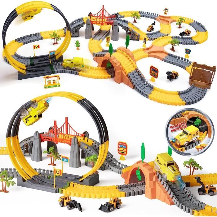 Circuit Voiture Enfant 342Pièces Circuit Train Electrique Jouet Enfant Cadeau 3 4 5 6+ Ans Circuit Voiture Enfant 342Pièces Circuit Train Electrique Jouet Enfant Cadeau 3 4 5 6+ Ans