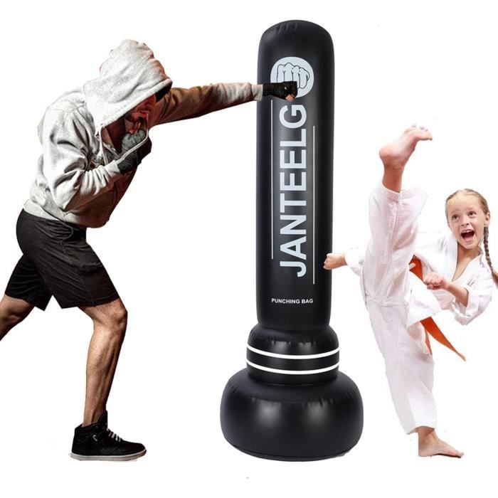 Punching Ball Enfant Sac De Frappe Gonflable Enfants 160 Cm Avec Gants - Boxe Pushing Ball Boxe Enfant