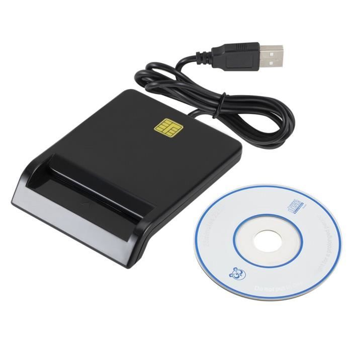Lecteur de carte Lecteur de carte à puce USB 2.0 CAC ID Carte bancaire Carte  SIM Carte Clone Connecteur Adaptateur de lecteur de car - Cdiscount  Informatique
