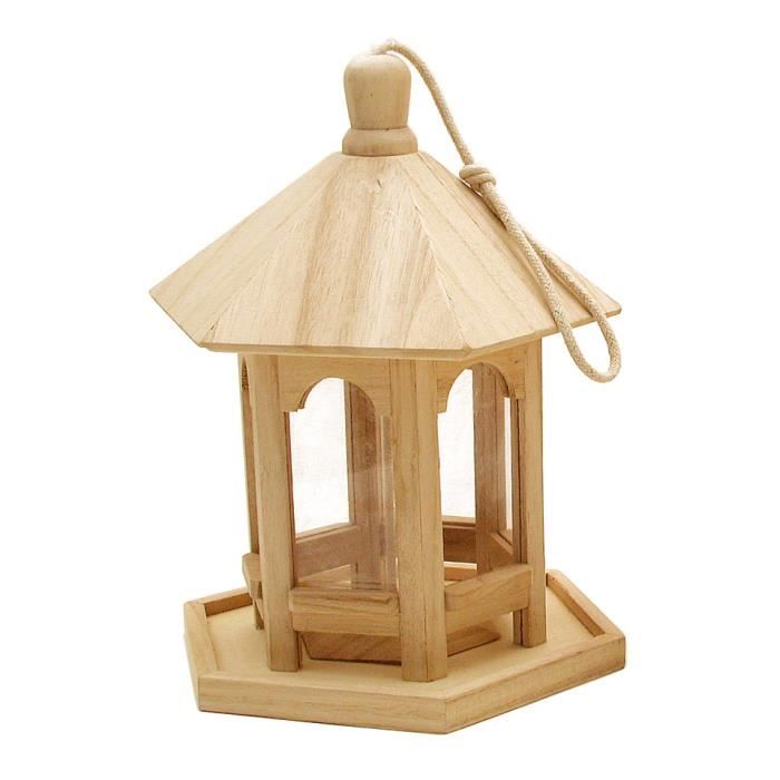 Meilleurs prix pour VBS Mangeoire pour oiseaux en bois, hexagonale, env. 20 x 17 x 25 cm VBS Mangeoire pour oiseaux en bois, hexagonale, env. 20 x 17 x