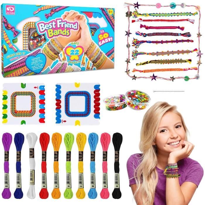Kit de Bracelet d'amitié Bricolage, Kit de Fabrication de Bracelet pour  Enfants - Meilleur Cadeau