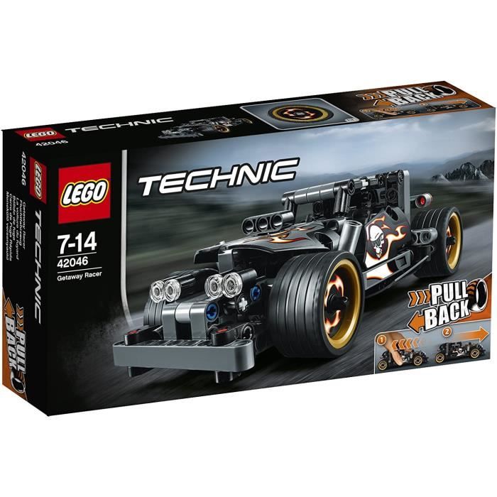 Jeu de construction LEGO - Technic - La Voiture du Fuyard 51968 - 170 pièces - Noir, Blanc, Vert
