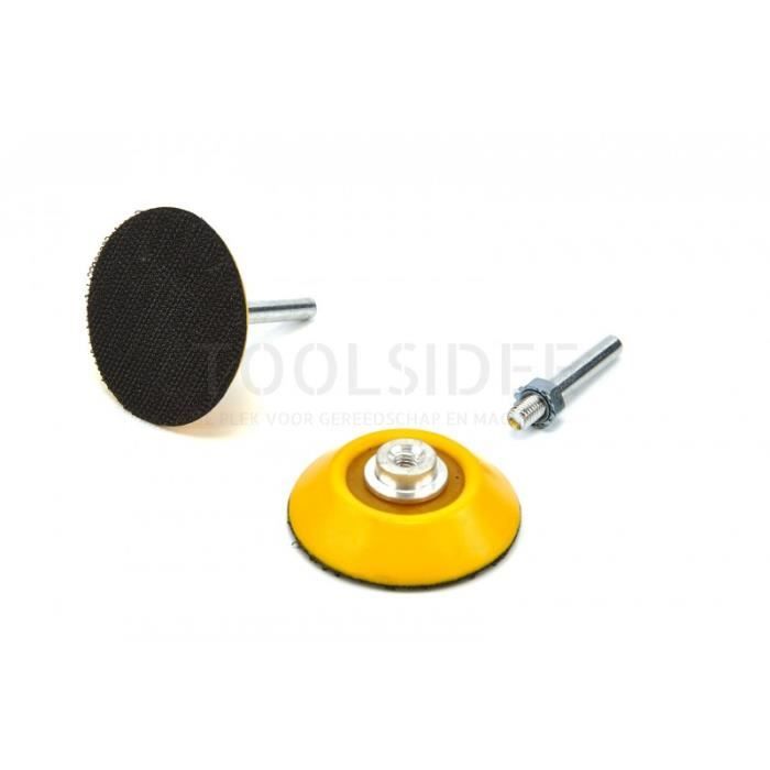 Support disque abrasifs pour perceuse 75mm