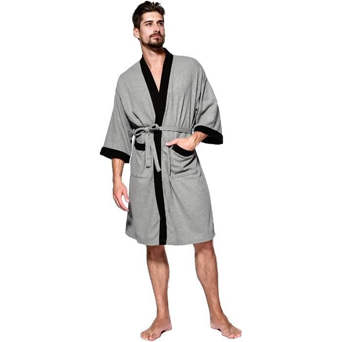 Peignoir gaufré homme clearance