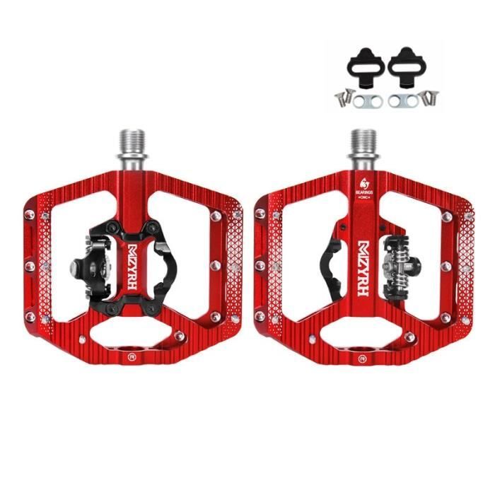 Pédales De Vélo Avec Bandes Réfléchissantes, 3 Roulements Scelles Plate Forme De Velo En Aluminium Cnc Antiderapante Pedales De 9 16 Pouces Pour Velo De Route Vtt Velo Electrique