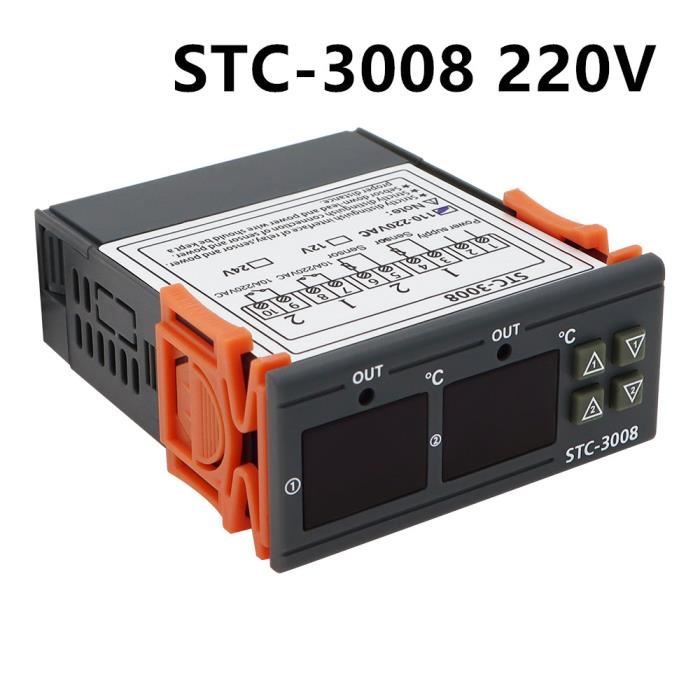 Régulateur De Température Numérique STC-9200 Avec Alarme Et Dégivrage - Réfrigération AC 220V