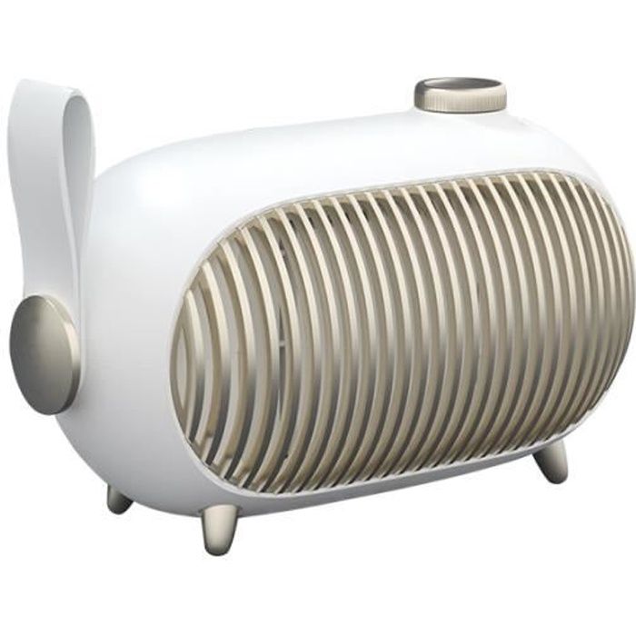 Radiateur d'appoint,Mini radiateur Portable Rechargeable 1000W,ventilateur  de chauffage de bureau pour maison,poêle- WHITE[B7451] - Cdiscount Bricolage