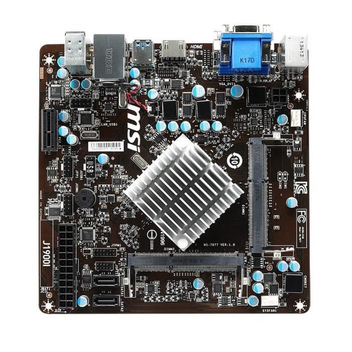 Placa Mãe Asus J1800i-c/br Celeron J1800 E 4gb De Memória Marrom-escuro