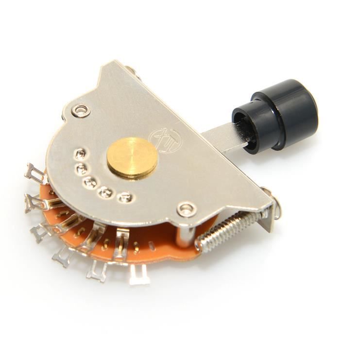 Embouts De Commutateur Pour Guitare électrique - Lot De 4, Filetage M4, Plastique Noir - Pour Bras De Trémolo - 9