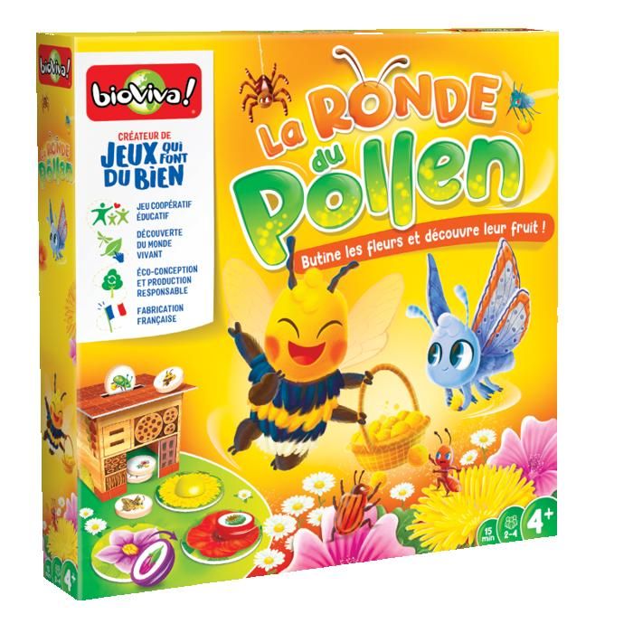 Jex Ronde Jeu éducatif - La ronde du pollen - Dès 4 ans - 2 à 4 joueurs ...