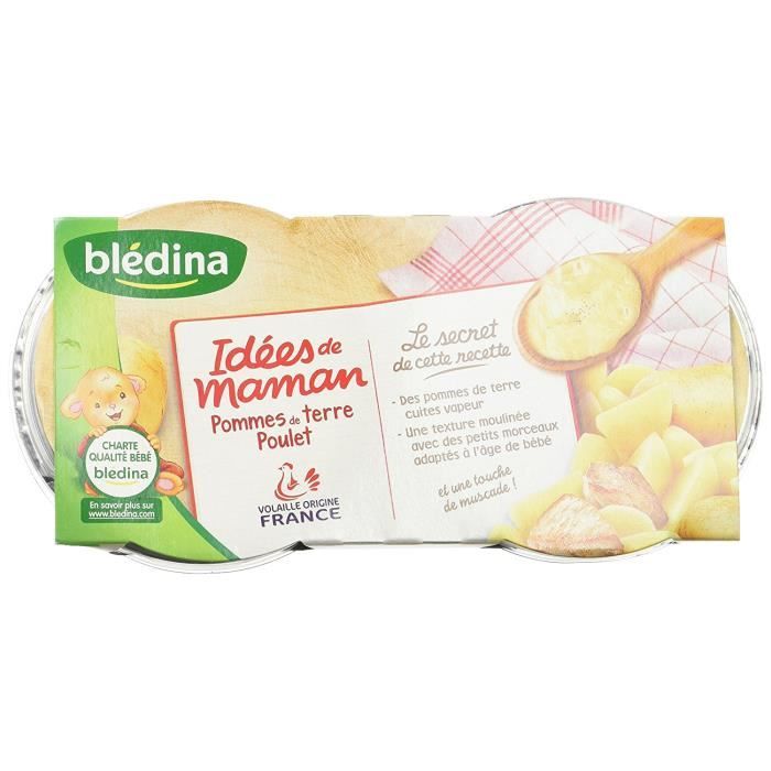 Bledina Les Idees De Maman Bol Pommes De Terre Poulet Des 8 Mois 2x0g Lot De 6 Achat Vente Legumes Cuisines Bledina Les Idees De Maman Bol Pommes De