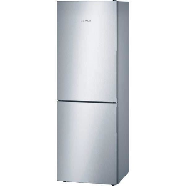 BOSCH KGV33VLEAS - Réfrigérateur congélateur bas - 288L (194+94) - Froid  brassé - L 60cm x H 176cm - Inox - Achat / Vente réfrigérateur classique  BOSCH KGV33VLEAS - Réfrigérateur congélateur bas 