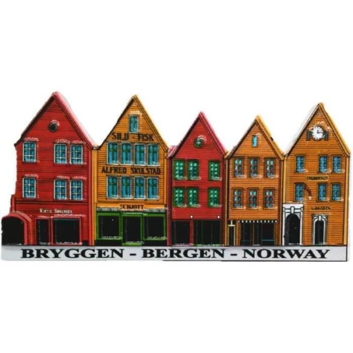 Aimant Frigo Drapeau Norvège - 7 X 4,5 Cm - Magnétique Pour Frigo, Voiture, Tableau Métallique