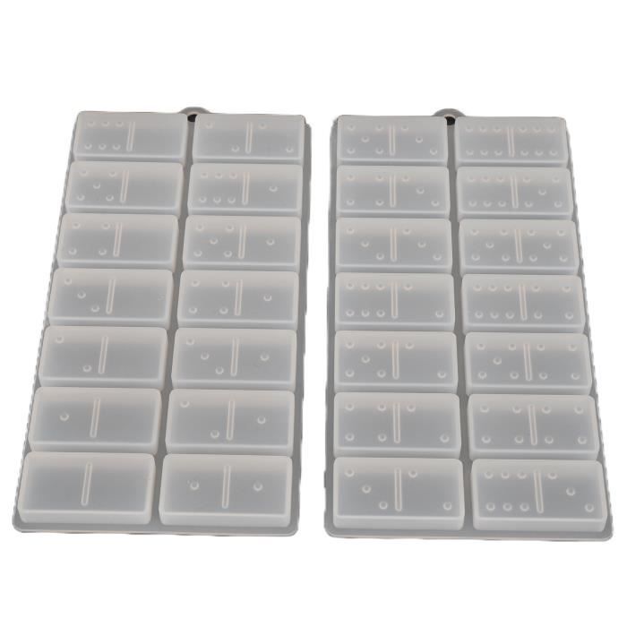Jeu de dominos en résine époxy