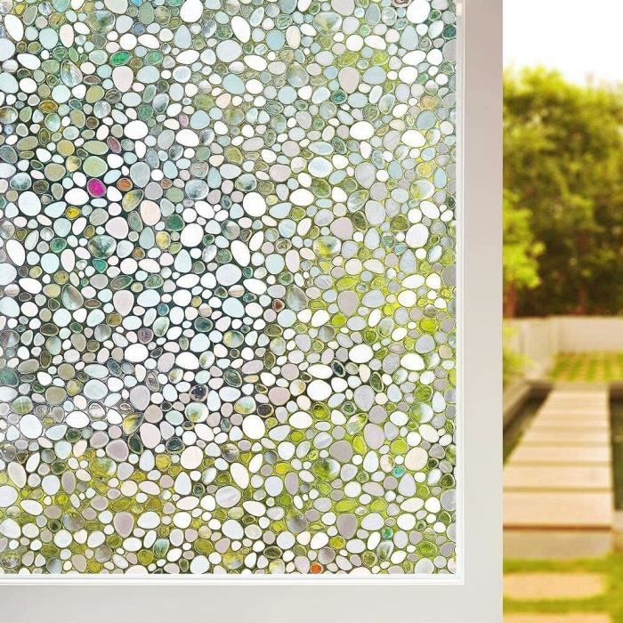 Film occultant fenêtre DARMOWADE 45×200 cm Protection antiUV