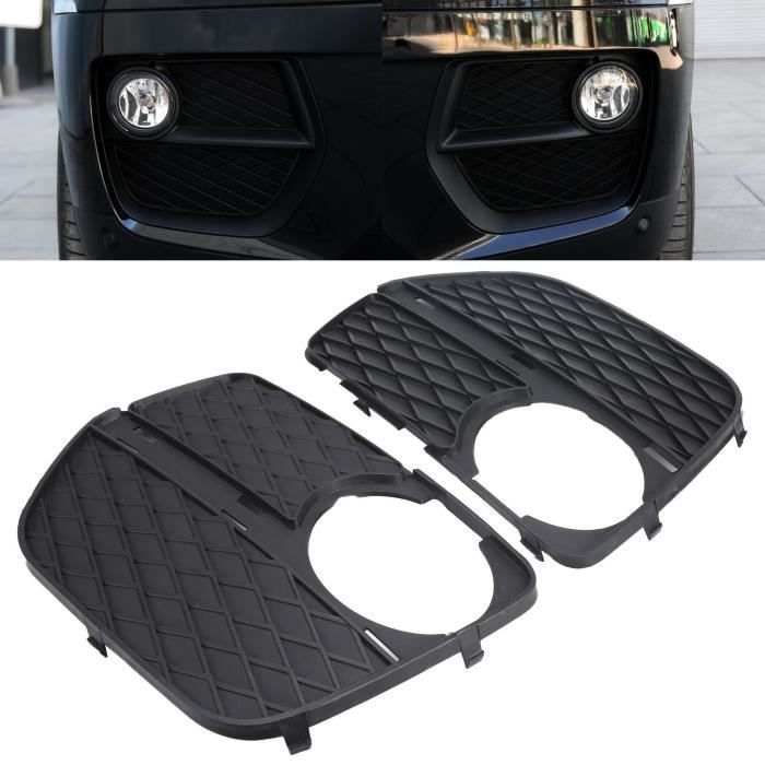 Caches Pour Feux Antibrouillard - Paire De Grilles De Protection Pour Ford Fiesta Mk7 (2013-2017) - Design Sportif, Matériau ABS