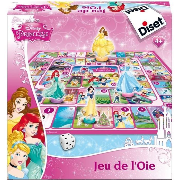Diset Jeu De L Oie Disney Princesses Jeu De Societe Cdiscount Jeux Jouets
