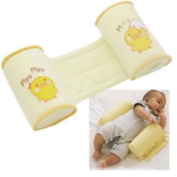 Oreiller Anti-Renversement de matelas B/éb/é Oreiller en Coton de Positionnement de Sommeil Oreiller en forme de Sommeil b/éb/é Support de Sommeil Ergonomique denfant en bas /âge Beige