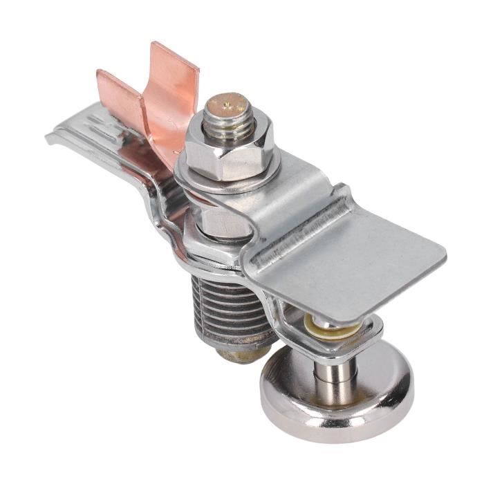 Pince De Masse Magnétique Pour Poste à Souder - Tête De Soudage 4 Mm, Aimant Puissant, Pour Fixation Sur Métal Plat Ou Rond