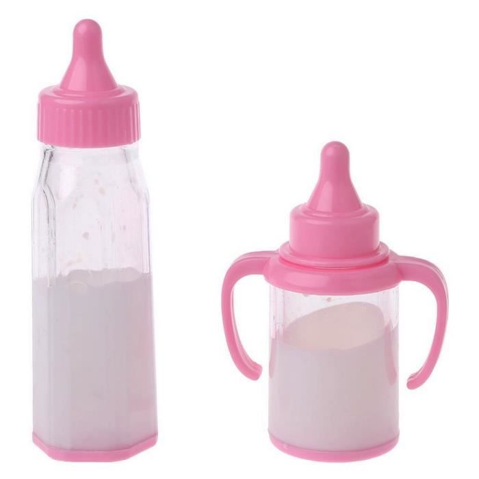 2 biberons magique lait pour poupée jouet biberon poupon GUIZMAX -  Cdiscount Jeux - Jouets