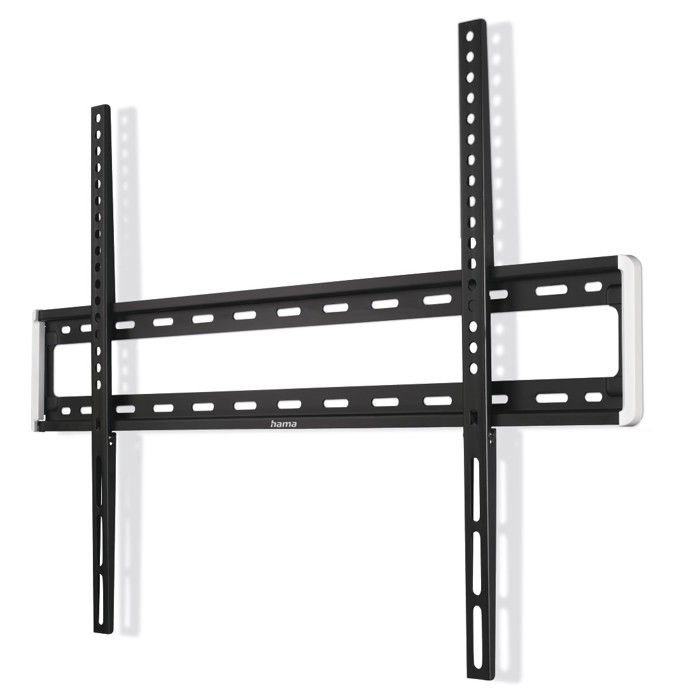 Support TV mural rigide 254 cm (100) jusq. 75 kg dist. mur 21 cm
