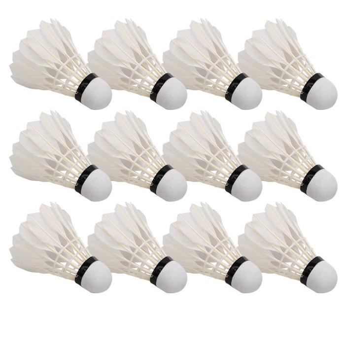 Balles De Badminton En Nylon - Lot De Volants D'Entraînement Durables Pour Intérieur Et Extérieur