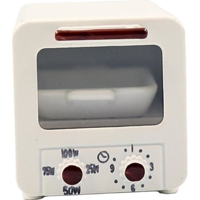 12 de maison de poupee blanc SODIAL Modele de micro-ondes miniature 1 