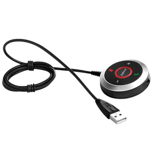 Adaptateur de micro casque sans fil Jabra Evolve 40 Link MS USB C Réglage du volume - vue 1