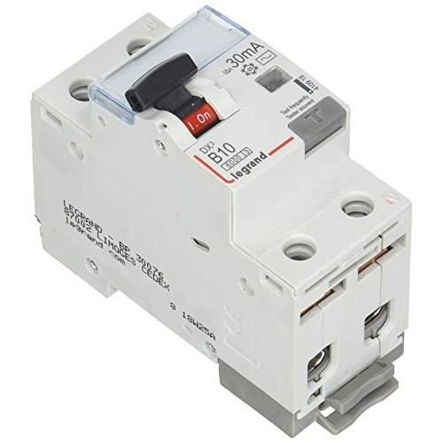 Disjoncteur différentiel - LEGRAND - Dx3 - 10A - 1P+N - 6kA