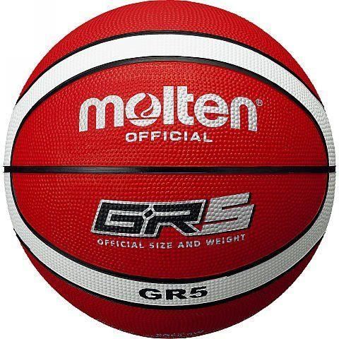 Molten Basket Ball Ballon de Basketball Rouge/Blanc/argenté Taille 7 Mixte 