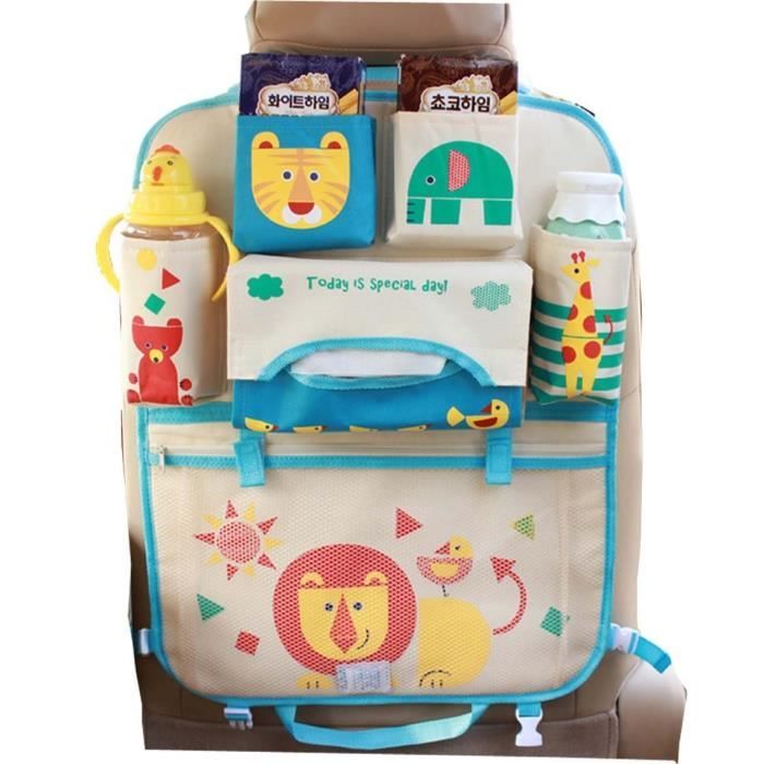 Organisateur Voiture Banquette Arriere Multi Poches De Rangement Voyage Sieges Sac Jaune Meilleur Bebe Accessoires Voyage Enfant Cdiscount Auto