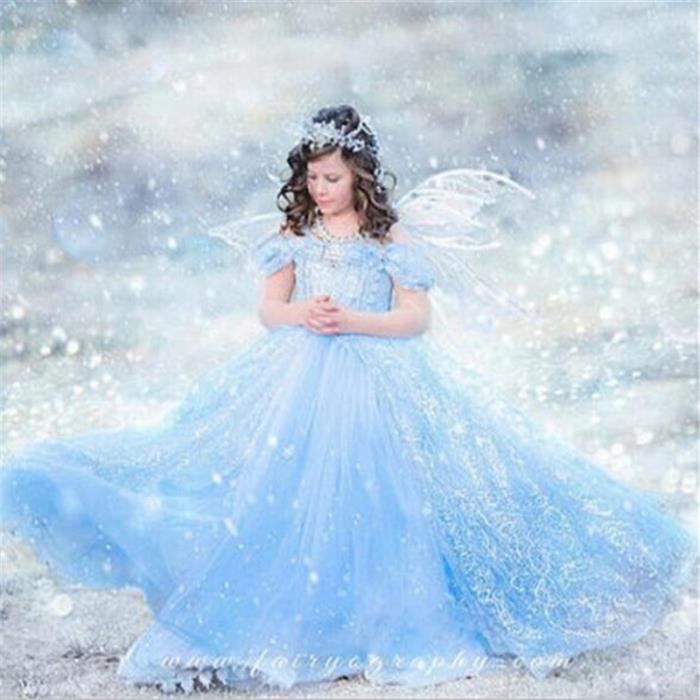 Costume De Reine Des Neiges Petite Filles Princesse