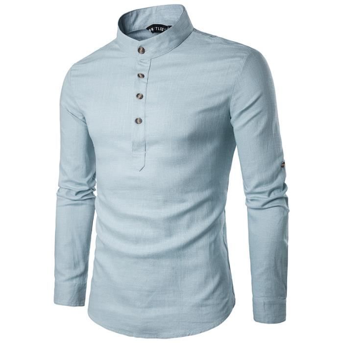 chemise manche longue homme