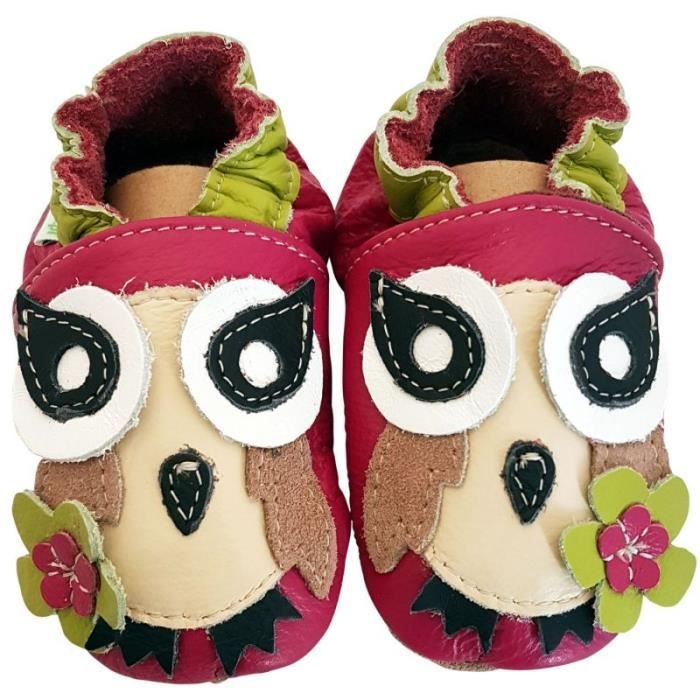 C2bb Chausson Bebe Cuir Souple Chouette Taille 0 6 Mois Rose Rose Achat Vente Chausson Pantoufle Soldes Sur Cdiscount Des Le Janvier Cdiscount