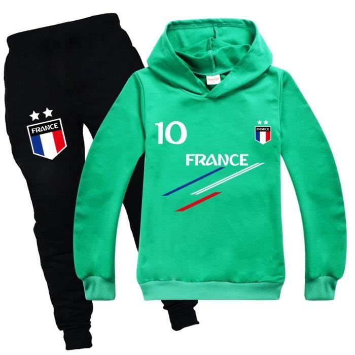 Survêtement De Football Pour Garçon Taille 4-12 Ans | Ensemble Haut Et Bas, 17 équipes Au Choix | 100% Polyester