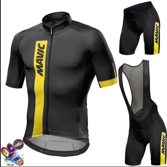 Maillot de cyclisme pour VTT Mavic - Modèle 2021 - Manches longues - Noir - Respirant