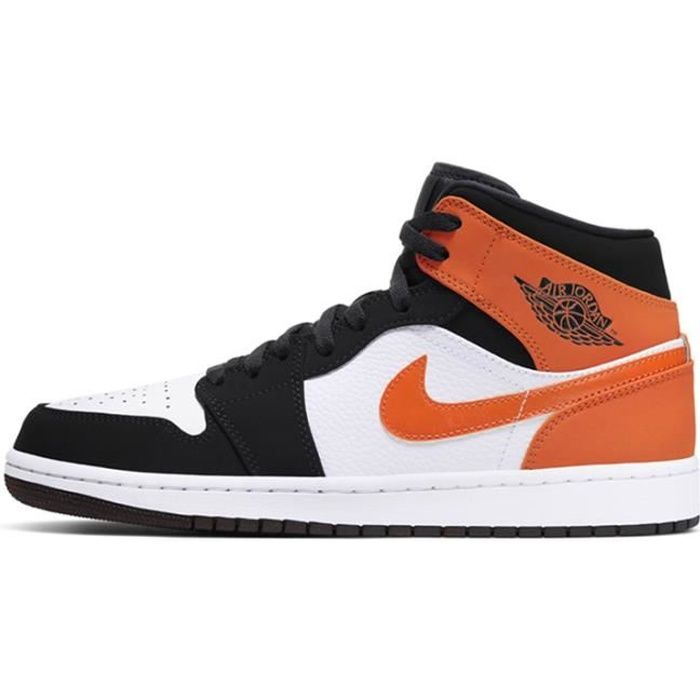 Air Jordan 1 Mid Shattered Backboard 554724-058 Chaussures de Basket pour  Homme Femme Orange Noir Orange noir - Cdiscount Chaussures