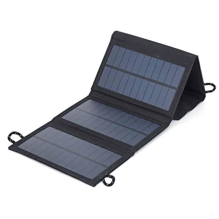 Panneau Solaire Pliable USB - 7W/60W/100W - Charge Mobile, Tablette, PC - Camping, Rando