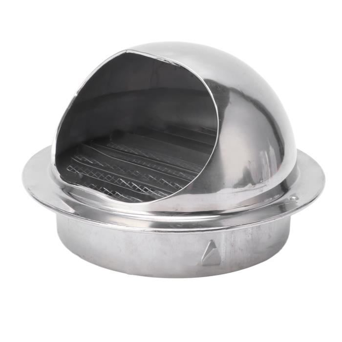 Lot 2 Évents à Clapet Acier Inoxydable Poli – Couvercle Protection Câbles & Aération Pour Bateau, Yacht & Marine (Rabattable)
