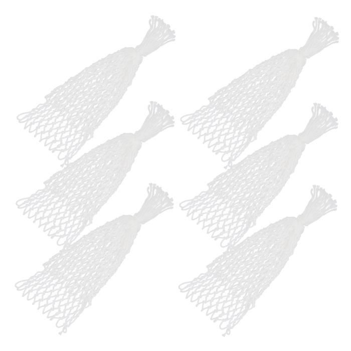 Filets De Remplacement Pour Table De Billard - 6 Sacs En Maille Noire - Simple à Installer - Pour Clubs Et Maisons