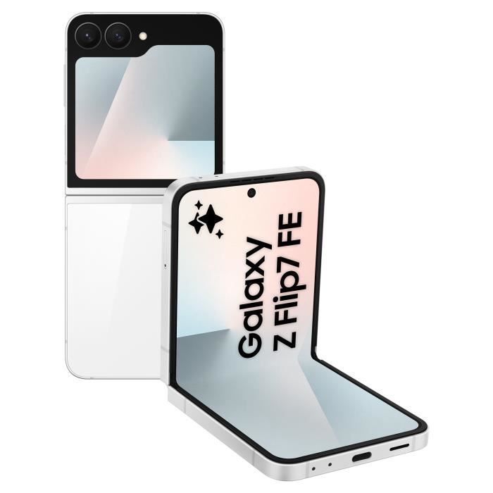 Samsung Galaxy Z Flip7 FE 5G Smartphone 128 Go Blanc