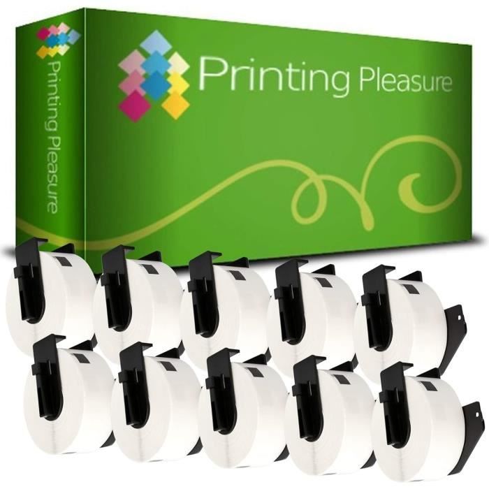 Nastro Adesivo Continuo Brother DK-22210 - Compatibile Con QL Series, Nero Su Bianco, 29x30.48 M - Foto 2