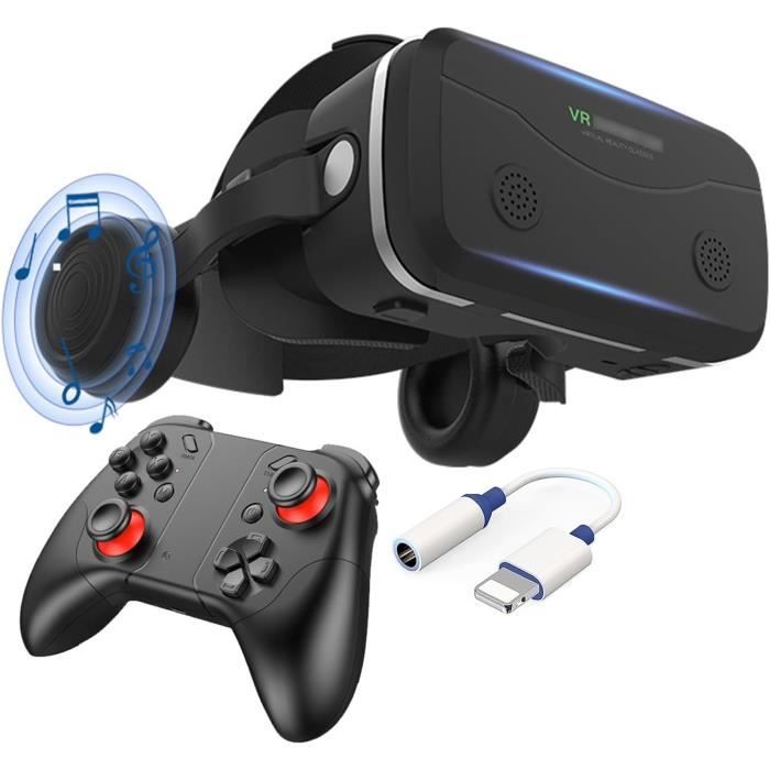 Casque VR Avec écouteurs Intégrés Pour Smartphone - Compatible IPhone & Android 4.7 à 7.2 Pouces